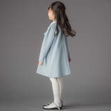 ポンチ胸プリーツ長袖ワンピース(95~150cm) | BeBe Petits Pois Vert | 詳細画像7 