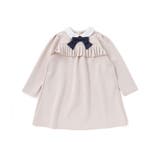 ポンチ胸プリーツ長袖ワンピース(95~150cm) | BeBe Petits Pois Vert | 詳細画像9 