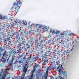 天竺+小花シャーリング長袖ワンピース(95~150cm) | BeBe Petits Pois Vert | 詳細画像15 