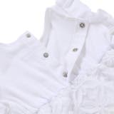 立体花レースノースリーブカーディガン+バルーンスカートワンピースセットベビー | BeBe Petits Pois Vert | 詳細画像12