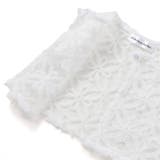 立体花レースノースリーブカーディガン+バルーンスカートワンピースセットベビー | BeBe Petits Pois Vert | 詳細画像18