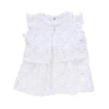 立体花レースノースリーブカーディガン+バルーンスカートワンピースセットベビー | BeBe Petits Pois Vert | 詳細画像7