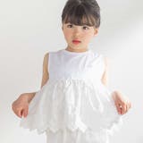 立体花綿刺しゅうレースセットアップ(95~150cm) | BeBe Petits Pois Vert | 詳細画像5