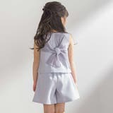 【前後着用可能】ノースリーブブラウス+タックキュロットパンツセットアップ(95~… | BeBe Petits Pois Vert | 詳細画像10 