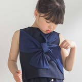 【前後着用可能】ノースリーブブラウス+タックキュロットパンツセットアップ(95~… | BeBe Petits Pois Vert | 詳細画像7 