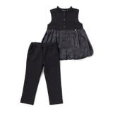 ドット切り替えバルーンジレ+ポンチパンツセットアップ(95~150cm) | BeBe Petits Pois Vert | 詳細画像10 