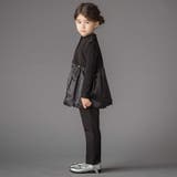 ドット切り替えバルーンジレ+ポンチパンツセットアップ(95~150cm) | BeBe Petits Pois Vert | 詳細画像3 