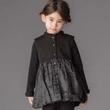 ドット切り替えバルーンジレ+ポンチパンツセットアップ(95~150cm) | BeBe Petits Pois Vert | 詳細画像4 