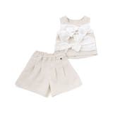 ストライプリボンセットアップ(95~150cm) | BeBe Petits Pois Vert | 詳細画像18 