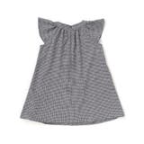 千鳥チェックラグランギャザースリーブワンピース(95~150cm) | BeBe Petits Pois Vert | 詳細画像16 