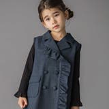 フリルトレンチ風ジレ(95~150cm) | BeBe Petits Pois Vert | 詳細画像6