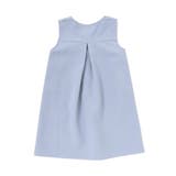 【お揃い】フリル＆花レースAラインワンピース(95~150cm) | BeBe Petits Pois Vert | 詳細画像7 