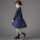 Aラインニットツイードジャンパースカート(95~150cm) | BeBe Petits Pois Vert | 詳細画像3 