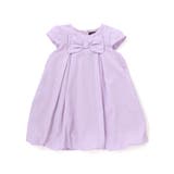 センターリボンバルーンシルエットワンピース(95~150cm) | BeBe Petits Pois Vert | 詳細画像7 