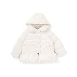 フリル襟スカラップタフタダウンコート(95~160cm) | BeBe Petits Pois Vert | 詳細画像11