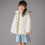 フリル襟スカラップタフタダウンコート(95~160cm) | BeBe Petits Pois Vert | 詳細画像5