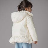 フリル襟スカラップタフタダウンコート(95~160cm) | BeBe Petits Pois Vert | 詳細画像6