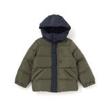 配色タフタ切り替えダウンコート(95~160cm) | BeBe Petits Pois Vert | 詳細画像12 