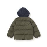 配色タフタ切り替えダウンコート(95~160cm) | BeBe Petits Pois Vert | 詳細画像13 