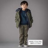 配色タフタ切り替えダウンコート(95~160cm) | BeBe Petits Pois Vert | 詳細画像3 