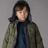 配色タフタ切り替えダウンコート(95~160cm) | BeBe Petits Pois Vert | 詳細画像6 