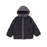 配色タフタ切り替えダウンコート(95~160cm) | BeBe Petits Pois Vert | 詳細画像8 