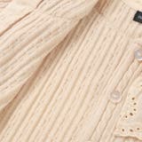 なわ編みニット襟フリルカーディガン(95~150cm) | BeBe Petits Pois Vert | 詳細画像17 