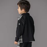 【お揃い】アーガイル+裏毛切り替え襟付きカーディガン(95~150cm) | BeBe Petits Pois Vert | 詳細画像7 