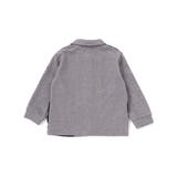 【お揃い】アーガイル+裏毛切り替え襟付きカーディガン(95~150cm) | BeBe Petits Pois Vert | 詳細画像9 