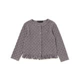 ヘリンボーンラメニットカーディガン(95~150cm) | BeBe Petits Pois Vert | 詳細画像11 