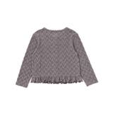 ヘリンボーンラメニットカーディガン(95~150cm) | BeBe Petits Pois Vert | 詳細画像12 