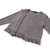 ヘリンボーンラメニットカーディガン(95~150cm) | BeBe Petits Pois Vert | 詳細画像17 