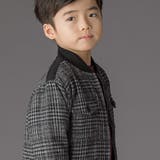 チェック起毛ジップブルゾン(95~150cm) | BeBe Petits Pois Vert | 詳細画像3 