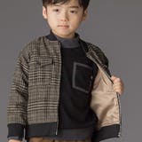 チェック起毛ジップブルゾン(95~150cm) | BeBe Petits Pois Vert | 詳細画像6 