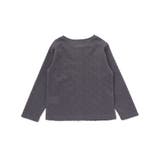 ポツポツ編み長袖チュールフリルカーディガン(95~160cm) | BeBe Petits Pois Vert | 詳細画像8 