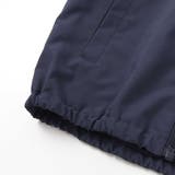 【お揃い】タフタ+チェック切り替えジップアップブルゾン(95~150cm) | BeBe Petits Pois Vert | 詳細画像16 