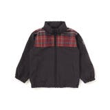 【お揃い】タフタ+チェック切り替えジップアップブルゾン(95~150cm) | BeBe Petits Pois Vert | 詳細画像18 
