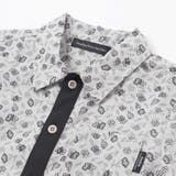 【お揃い】ボタニカル柄シャツ(95~150cm) | BeBe Petits Pois Vert | 詳細画像14 