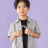 【お揃い】ボタニカル柄シャツ(95~150cm) | BeBe Petits Pois Vert | 詳細画像4 