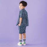 【お揃い】ボタニカル柄シャツ(95~150cm) | BeBe Petits Pois Vert | 詳細画像6 