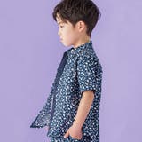 【お揃い】ボタニカル柄シャツ(95~150cm) | BeBe Petits Pois Vert | 詳細画像7 