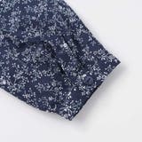 スカラップ襟ブロード花柄シャツ(110~150cm) | BeBe Petits Pois Vert | 詳細画像12 