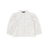 スカラップ襟ブロード花柄シャツ(110~150cm) | BeBe Petits Pois Vert | 詳細画像6 