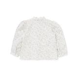 スカラップ襟ブロード花柄シャツ(110~150cm) | BeBe Petits Pois Vert | 詳細画像7 