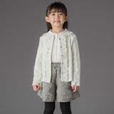 丸襟フリル長袖ブラウス(95~150cm) | BeBe Petits Pois Vert | 詳細画像6 