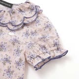 バラ柄スカラップ襟半袖ブラウス(95~150cm) | BeBe Petits Pois Vert | 詳細画像11 