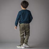エンブレム刺しゅう裏毛トレーナー(95~150cm) | BeBe Petits Pois Vert | 詳細画像5 