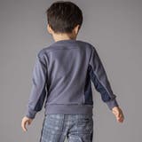 裏毛×タフタ切り替えトレーナー(95~160cm) | BeBe Petits Pois Vert | 詳細画像6 