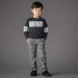 裏毛×鹿の子切り替えトレーナー(95~160cm) | BeBe Petits Pois Vert | 詳細画像6 