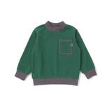 配色モックネックトレーナー(95~150cm) | BeBe Petits Pois Vert | 詳細画像10 
